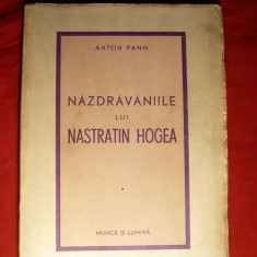 Anton Pann - Nazdravaniile lui Nastratin Hogea - ed. 1943