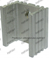 Radiator pentru capsule TO220, 16x15x10mm - 131304 foto