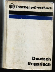 Dictionar German - Maghiar, Leipzig 1975 foto