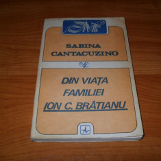 Sabina Cantacuzino-Din Viata Familiei Ion C. Bratianu