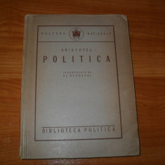 Aristotel -Politica {interbelica}