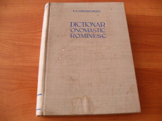 N. A. Constantinescu -Dictionar onomastic romanesc foto