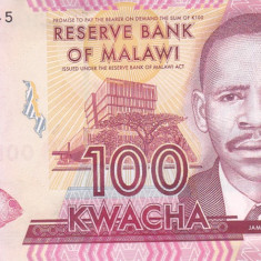 Bancnota Malawi 100 Kwacha 2012 - P59a UNC