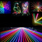 Laser 7 culori cu card SD, cu ILDA, DMX, animatie, 2W, 2000mW, laser rosu, verde, albastru, alb, laser club, discoteca, reclama laser logo, soft laser