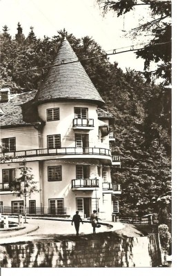 CPI (B895) SLANIC MOLDOVA, VILA LA SLANIC - MOLDOVA, EDITURA MERIDIANE, CPCS, ILUSTRATA CIRCULATA, 1969, STAMPILE, TIMBRU foto