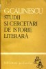 George Calinescu - Studii si cercetari de istorie literara