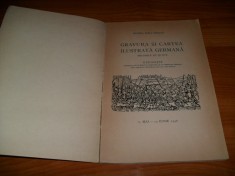 Gravura si cartea ilustrata germana sec. XV - XVI 1938-Expozitie(Muzeul Mircea Stelian) foto
