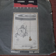 alexandru andries interzis 1990 disc vinyl lp muzica folk blues EDE 03765 VG