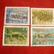 Serie Animale Preistorice 1990 Canada , 4 val. stamp.