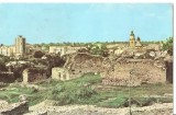 CPI (B858) SUCEAVA - VEDERE DE LA CETATE, EDITURA MERIDIANE, ILUSTRATA CIRCULATA, 1965, STAMPILE, TIMBRU FILATELIC, Fotografie