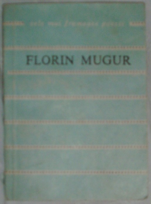 FLORIN MUGUR - DANSUL CU CARTEA (1981) [pref. STEFAN AUG. DOINAS]
