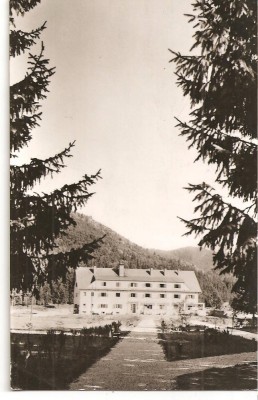 CPI (B864) COVASNA - SANATORIUL DE CARDIOLOGIE, EDITURA MERIDIANE, CPCS, ILUSTRATA CIRCULATA, 1966, STAMPILE, TIMBRU FILATELIC foto