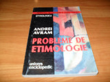 Andrei Avram-Probleme de etimologie