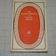 Gr. Alexandrescu - Poezii - Proza - Editura Minerva - 1977