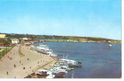 CPI (B828) TULCEA. FALEZA SI PORTUL, EDITURA MERIDIANE, CPCS, ILUSTRATA NECIRCULATA, RPR foto