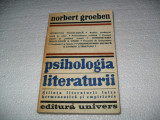 Norbert Groeben Psihologia literaturii, Alta editura