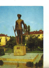 bnk cp Targu Jiu - Statuia Ecaterina Teodoroiu - vedere - necirculata foto