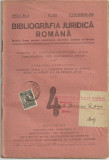 BIBLIOGRAFIA JURIDICA ROMANA - buletin pentru recenzarea doctrinei juridice romanesti, an I, nr.4/iulie-august 1925