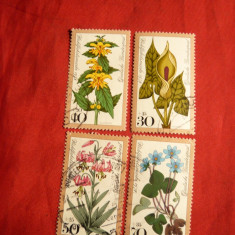 Serie- FLORA -1978 RFG 4 val.stamp.