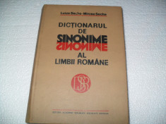 Dictionarul de sinonime al limbii romane -Luiza Seche{dictionar mare} foto
