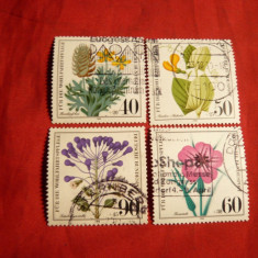 Serie- FLORA -1980 RFG 4 val.stamp.