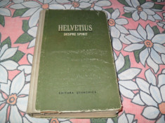Helvetius-despre spirit foto
