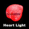 Lampa in forma inimii, de culoare rosie, culori auto-schimbatoare, obiecte decorative romantice