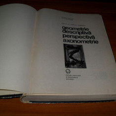 Geometrie descriptiva,perspectiva,axonometrie-AURELIAN TANASESCU