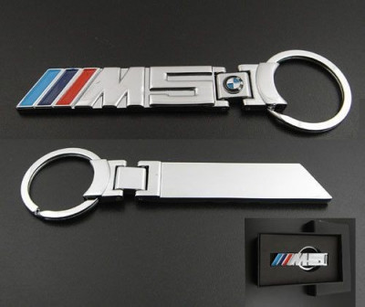 Breloc bmw m5 metal inoxidabil foto