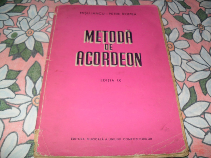 Metoda de acordeon-Misu Iancu/Petre Romea
