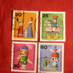 Serie - Papusi de Lemn 1971 RFG , 4 val. stamp.