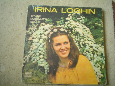 Irina Loghin spune maiculita spune disc vinyl muzica populara folclor EPE 01138 foto