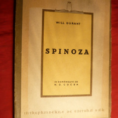 Will Durant - SPINOZA - traducere N.D.Cocea 1946