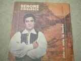 BENONE SINULESCU colo-n vale la buzau disc vinyl lp muzica populara folclor VG, VINIL, Electrecord