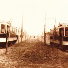 Carte postala ilustrata Vagoane de tramvai Simmering pe Sos. Stefan cel Mare