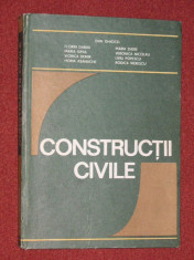 Constructii civile - Dan Ghiocel, F.Dabija, M.Ispas, V.Demir, M.Darie, L.Popescu, R.Vierescu, H.Asanache foto