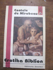 Erotika Biblion - Contele de Mirabeau foto