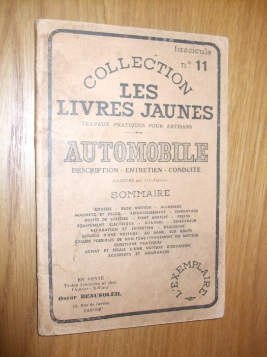 AUTOMOBILE -- Description * Entretien * Conduite