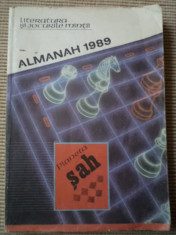 PLANETA SAH LITERATURA SI JOCURILE MINTII ALMANAH 1989 carte fan sport hobby foto