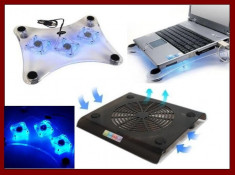 SUPORT Extern DE RACIRE laptop, estetic si usor de folosit , Notebook Cooling Pad cu 1 sau 3 ventilatoare , diverse modele foto