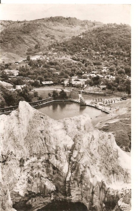 CPI (B959) SLANIC - PRAHOVA, VEDERE DE LA GROTA MIRESEI, EDITURA MERIDIANE, CPCS, ILUSTRATA CIRCULATA, 1966, STAMPILE, TIMBRU FILATELIC