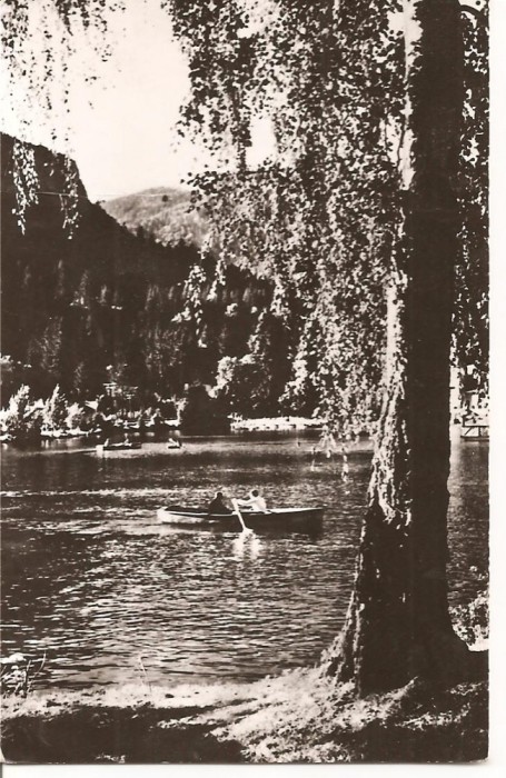 CPI (B982) TUSNAD - LACUL CIUCAS, EDITURA MERIDIANE, CPCS, ILUSTRATA CIRCULATA, 1966, STAMPILE