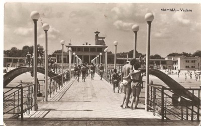 CPI (B967) MAMAIA - VEDERE, CPCS, ILUSTRATA CIRCULATA, 1960, STAMPILE foto