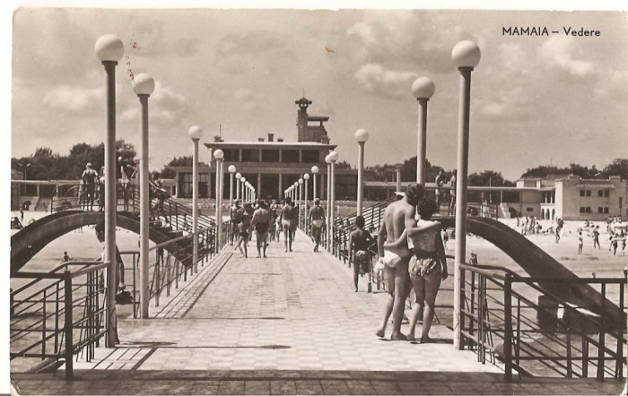 CPI (B967) MAMAIA - VEDERE, CPCS, ILUSTRATA CIRCULATA, 1960, STAMPILE