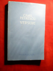 Camil Petrescu - Versuri -postfata autorului - Ed I 1957 foto