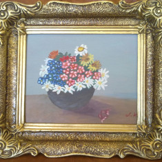Tablou - Vaza cu flori - pictura ulei