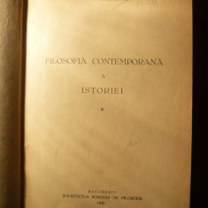 N.Bagdasar - Filozofia Contemp. a Istoriei -vol1 -Prima Ed. 1930