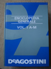 ENCICLOPEDIA GENERALE vol 1 A-M si vol 2 N-Z enciclopedie generala lb italiana foto