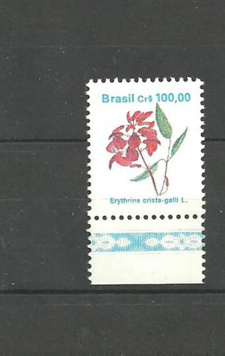 BRAZILIA - FLOARE EXOTICA, timbru nestampilat B4