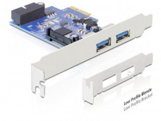 Placa PCI Express 2 x port extern USB 3.0+1 port intern 19 pin USB 3.0 - 89315 foto